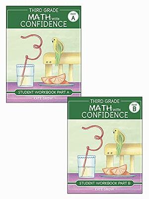 Third Grade Math with Confidence Student Workbook Bundle by Kate Snow