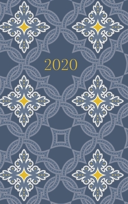 2020 Planner, 2 days per page, with Islamic Hijri dates, Grey Tiles by Reyhana Ismail