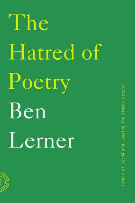 Odiare la poesia by Ben Lerner