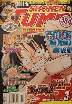 Shonen Jump, March 2006 Vol. 4 Issue 3 by Eiichiro Oda, Kazuki Takahashi, Norihiro Yagi, Hiroyuki Takei, Yumi Hotta, Masashi Kishimoto, Takeshi Obata, Yoshihiro Togashi