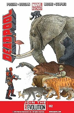Deadpool (2012) #2 by Geof Darrow, Brian Posehn, Val Staples, Tony Moore, Gerry Duggan