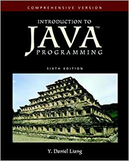 Valuepack:Introduction to Java programming-Comprehensive Version/Computer Science:An Overview:International Edition by J. Glenn Brookshear, Y Daniel Liang