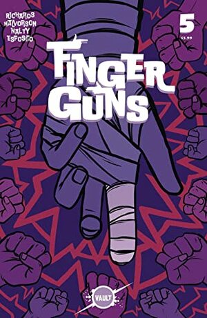 Finger Guns #5 by Val Halvorson, Justin Richards, Rebecca Nalty