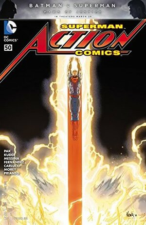 Action Comics #50 by Javier Fernández, Aaron Kuder, Bruno Redondo, Greg Pak, David Messina, Vincente Cifuentes