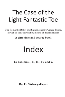 The Case of the Light Fantastic Toe, Index by Donald Sidney-Fryer