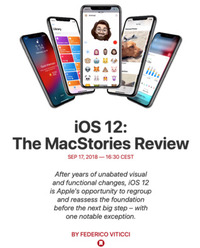 iOS 12: The MacStories Review by Federico Viticci