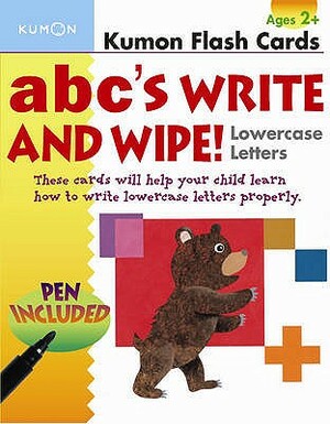 ABC's Lowercase Write and Wipe Flash Cards by Kumon Publishing