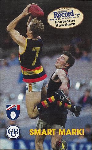 1993 Round 11 Footy Record Footscray vs. Hawthorn by 