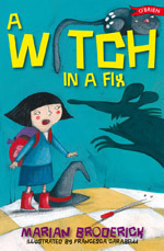 A Witch in a Fix by Marian Broderick, Francesca Carabelli