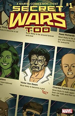 Secret Wars, Too #1 by Ramon Villalobos, Ryan Browne, Rob Guillory, Chip Zdarsky, Declan Shalvey, Jonathan Hickman, Brittney Williams, Sergio Aragonés, Al Ewing, Eric Powell, Kyle Starks, Kate Leth