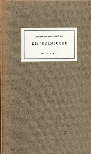 Die Judenbuche by Annette von Droste-Hülshoff