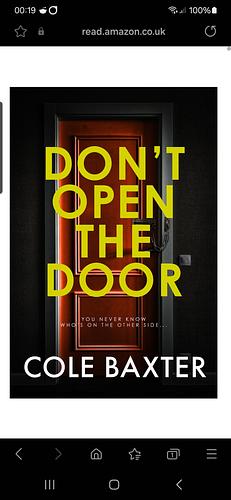 Don't Open The Door by Cole Baxter