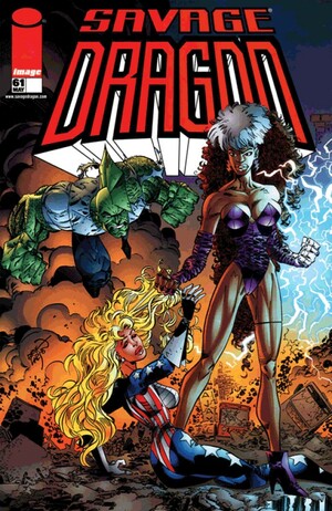 Savage Dragon #61 by Erik Larsen