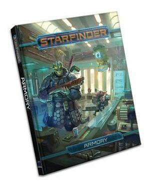 Starfinder: Armory by Thurston Hillman, Aleksandr Dochkin, Matt Morris, Lapo Roccella, Remko Troost, Eleanor Ferron, Russ Taylor, Lyz Liddell, Chris Sims, Roman Roland Kuteynikov, Mark Molnar, Ferenc Nothof, Alexander Augunas, Kate Baker, Mikko Kallio, Ron Lundeen, John Compton, Kent Hamilton, Joe Pasini, Gaspar Gombos, Valeria Lutfullina, Setiawan Fajareka, David Metzger, Owen K.C. Stephens, David N. Ross, Pixoloid Studios, Sergio Cosmai, Alexander Nanitchkov, Leonardo Borazio