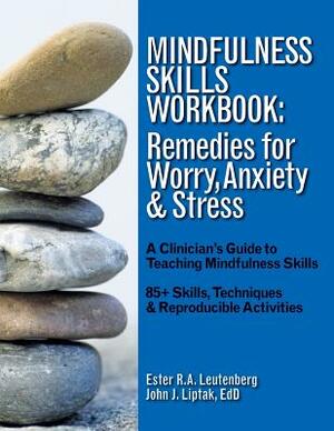 Mindfulness Skills Workbook: Remedies for Worry, Anxiety & Stress: A Clinicians Guide to Teaching Mindfulness Skills by John J. Liptak, Ester R. a. Leutenberg