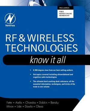 RF and Wireless Technologies: Know It All [With CDROM] by Bruce A. Fette, Praphul Chandra, Roberto Aiello Ph. D.