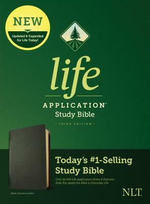 NLT Life Application Study Bible, Third Edition (Genuine Leather, Black) by 
