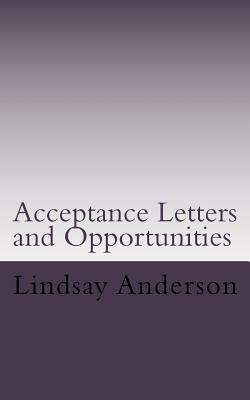 Acceptance Letters and Opportunities: A Lyndsey Kelley Novel by Lindsay Anderson