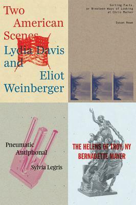 Poetry Pamphlets 1-4 by Bernadette Mayer, Lydia Davis, Susan Howe, Sylvia Legris, Eliot Weinberger