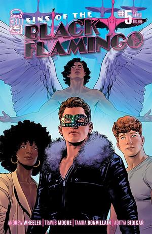 Sins Of The Black Flamingo #5  by Andrew Wheeler, Travis Moore, Tamra Bonvillain