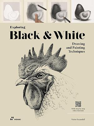 Exploring Black & White: Drawing and Painting Techniques by Victor Escandell