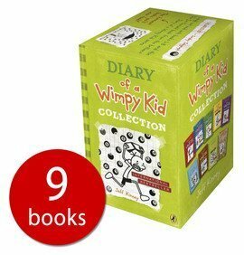 Diary of a Wimpy kid Collection (1-9) by Jeff Kinney