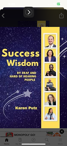Success Wisdom: By Deaf and Hard of Hearing People by Karen Putz