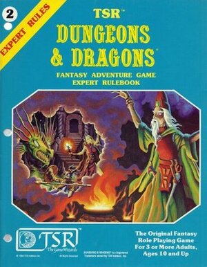 Dungeons & Dragons Fantasy Adventure Game Expert Rulebook by Steve Marsh, Erol Otus, Dave Arneson, Jeff Dee, Gary Gygax, David Zeb Cook