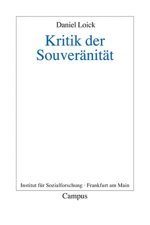 Kritik der Souveränitat by Daniel Loick