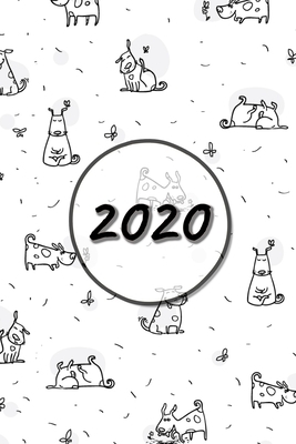 2020: My personal organizer 2020 with Cute Animal Dog Design - personal organizer 2020 - weekly calendar 2020 - monthly cale by Andrew Price