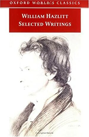 Selected Writings by Jon Cook, William Hazlitt