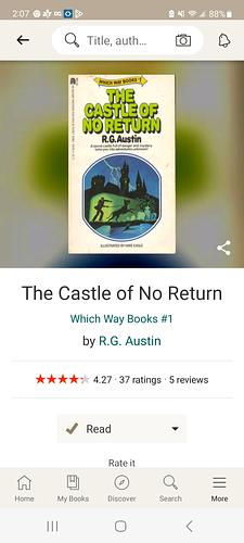 Castle of No Return by R.G. Austin