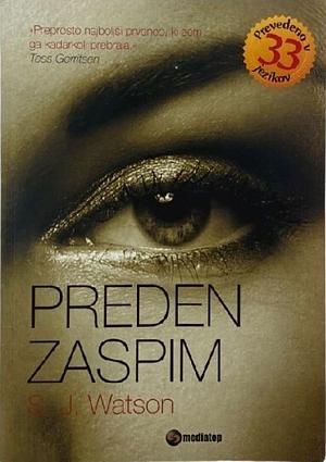 Preden zaspim by S.J. Watson