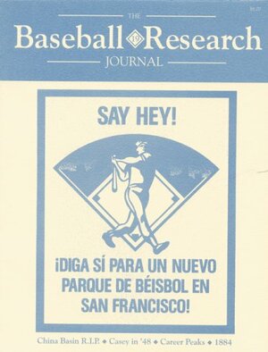 The Baseball Research Journal (BRJ), Volume 19 by Society for American Baseball Research, Society for American Baseball Research