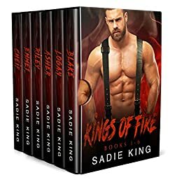Kings of Fire Box Set: A Firefighter Curvy Girl Romance Collection by Sadie King