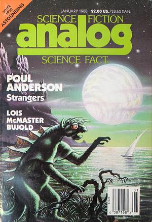 Analog Science Fiction and Fact, January 1988 by Stanley Schmidt, Rick Shelley, Paul S. Wesson, Alice Laurance, Lois McMaster Bujold, Geoffrey A. Landis, John F. Carr, Arian Andrews