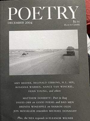 Poetry Magazine December 2004 by Amy Beeder