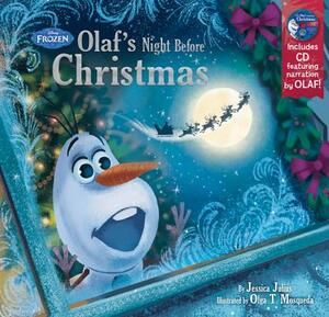 Frozen Olaf's Night Before Christmas Book & CD by 