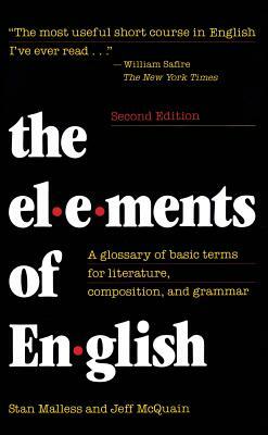 The Elements of English: A Glossary of Basic Terms for Literature, Composition, and Grammar by Stan Malless, Jeff McQuain
