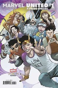 Marvel United: A Pride Special #1 (Variant Cover by Jan Bazaldua) by Zoe Tunnell, Al Ewing, Wyatt Kennedy, Anthony Oliveira