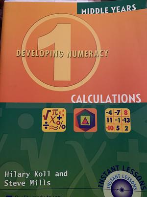 Developing Numeracy: Calculations, Book 1 by Steve Mills, Hilary Koll