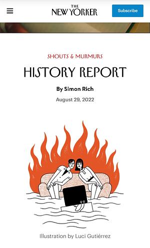 History Report by Simon Rich