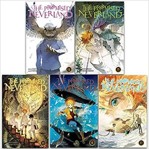 The Promised Neverland Vol (11-15): 5 Books Collection Set by Posuka Demizu, Kaiu Shirai