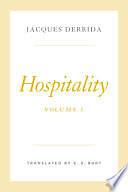 Hospitality, Volume I by Pascale-Anne Brault, Peggy Kamuf