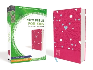 Nirv, Bible for Kids, Large Print, Leathersoft, Pink, Comfort Print: Thinline Edition by The Zondervan Corporation