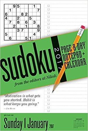 Sudoku Notepad + Calendar 2017 by Nikoli