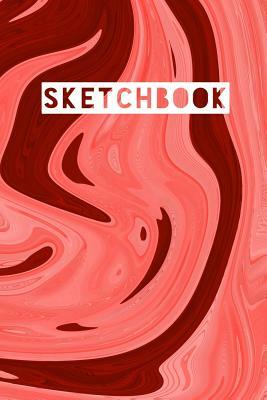 Sketchbook: Abstract Liquid Marble Red Design by Frasier Cheng-Binns