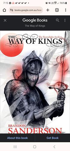 The Way of Kings by Brandon Sanderson