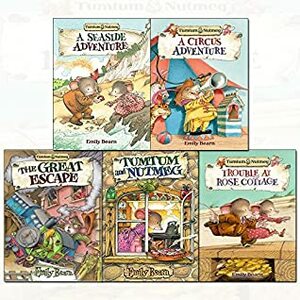 Tumtum and Nutmeg Series Emily Bearn Collection 5 Books Bundles (Tumtum and Nutmeg: Trouble at Rose Cottage,Tumtum and Nutmeg,Tumtum and Nutmeg: The Great Escape,Tumtum and Nutmeg: A Seaside Adventure,Tumtum and Nutmeg: A Circus Adventure) by Emily Bearn