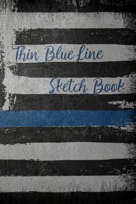 Thin Blue Line Sketch Book by Dark Road Designs, Christine Zolendz